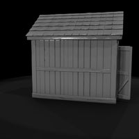 stylized_wooden_garden_shed_3d_model — thumbnail 7