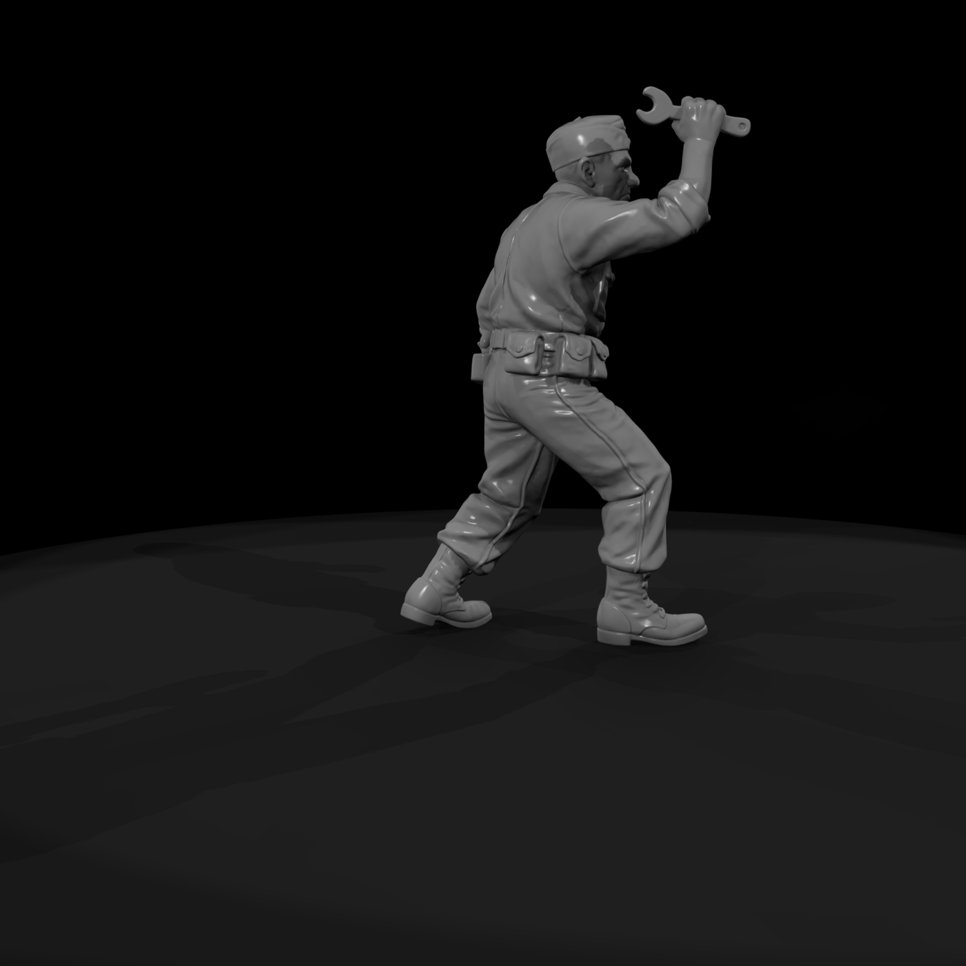 Ww2 Army 091 Wwii U S Army Mechanic Figure