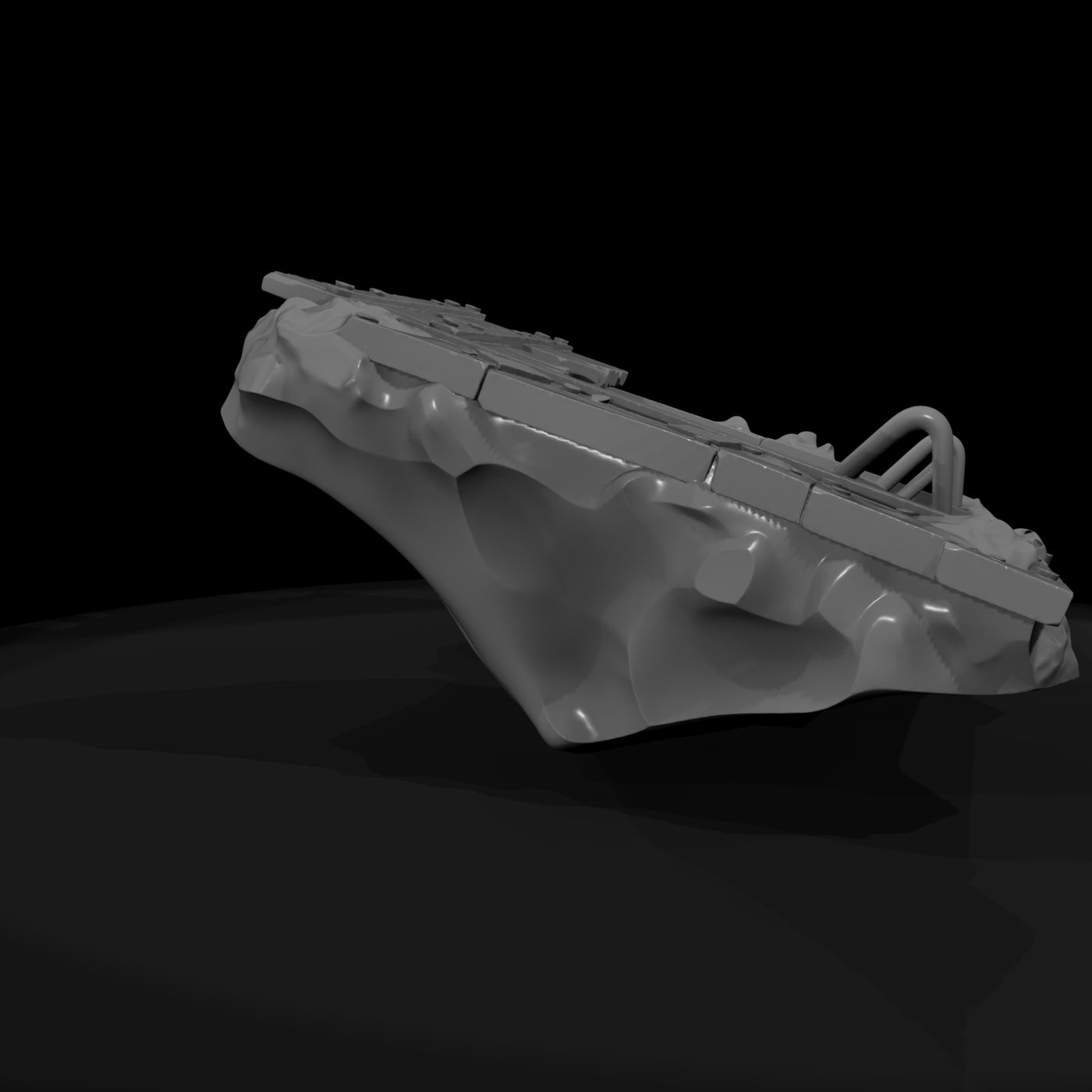 ruined-cellar-entrance-low-poly-diorama-terrain-875855