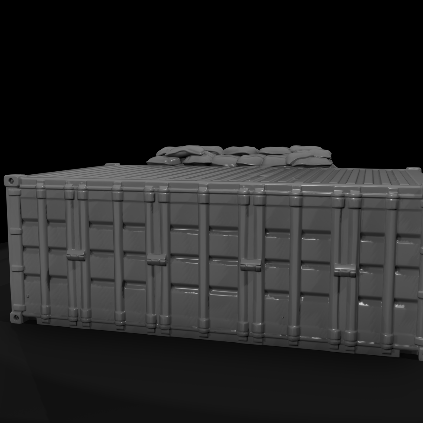 Mil 165 Vietnam Conex Ammo Bunker
