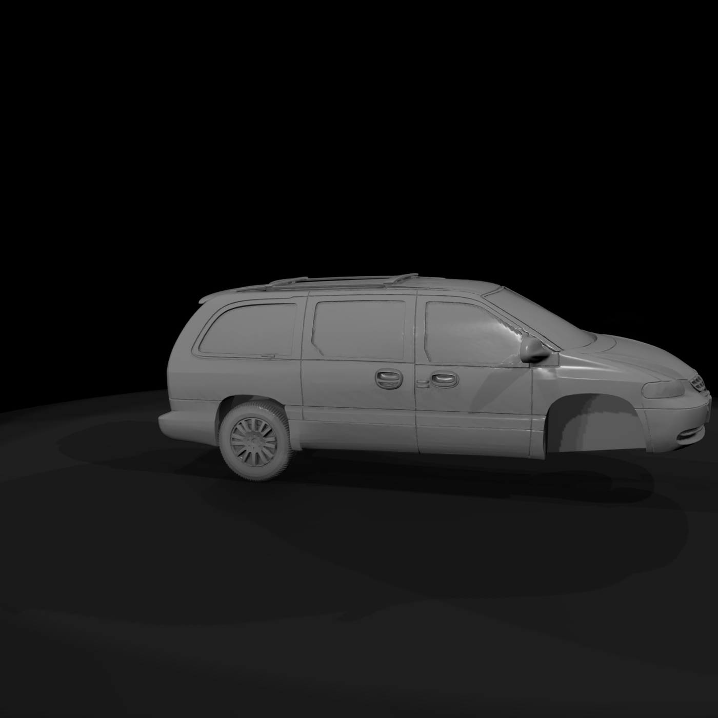 1990s Minivan — & Railway Layout Vehicle