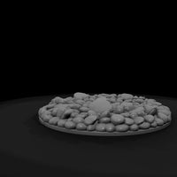 textured_river_pebble_circle_3d_model_8etf2tlm — thumbnail 7