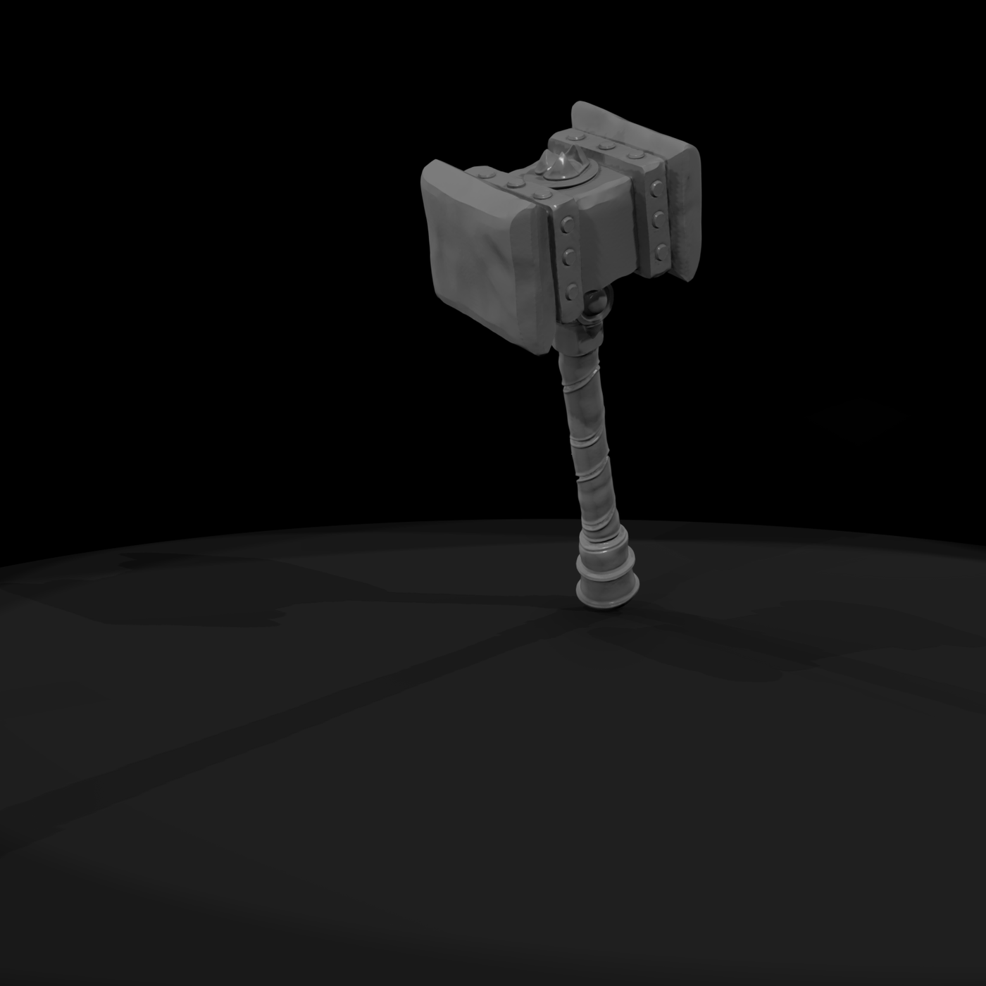 Stylized Fantasy Battle Hammer