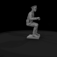 1920s Police Officer at the Wheel — thumbnail 8