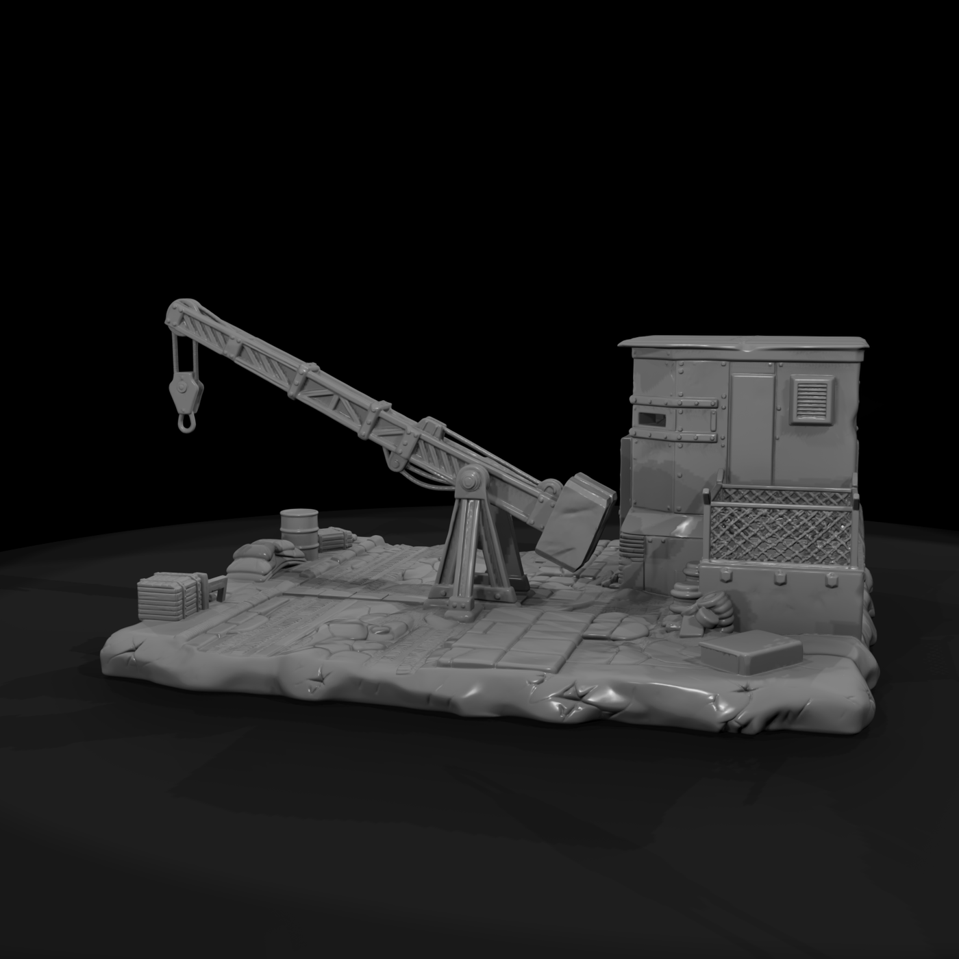 Military Checkpoint Guard Post