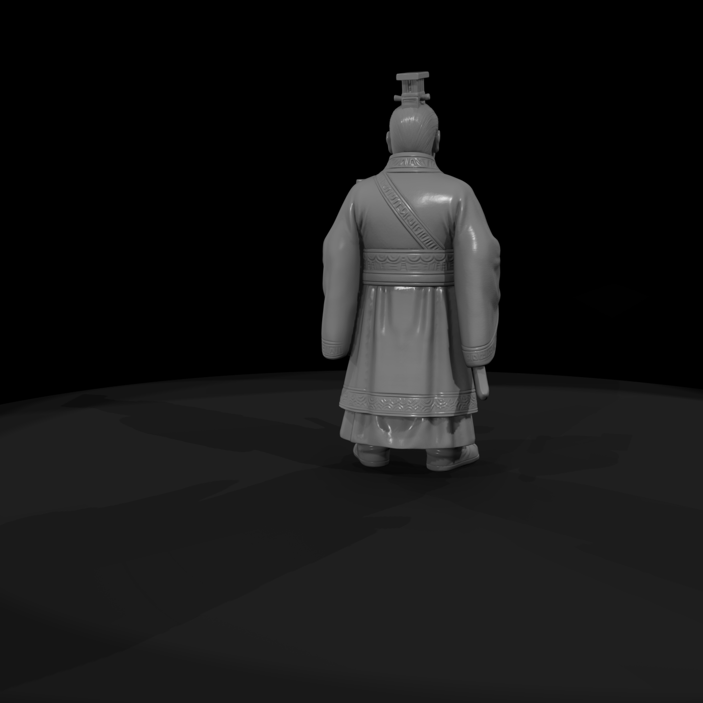 Hist 0052 Historical Qin Shi Huang Miniature Figur