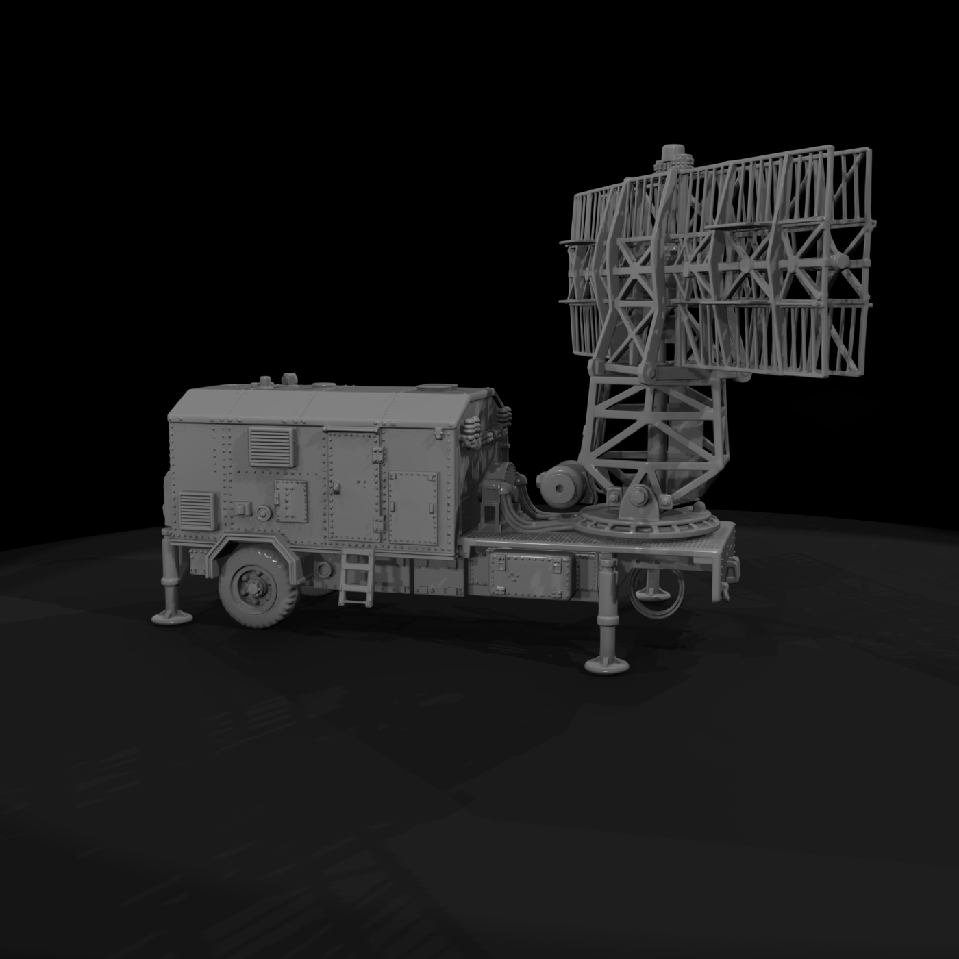 WWII Mobile Early-Warning Radar Truck
