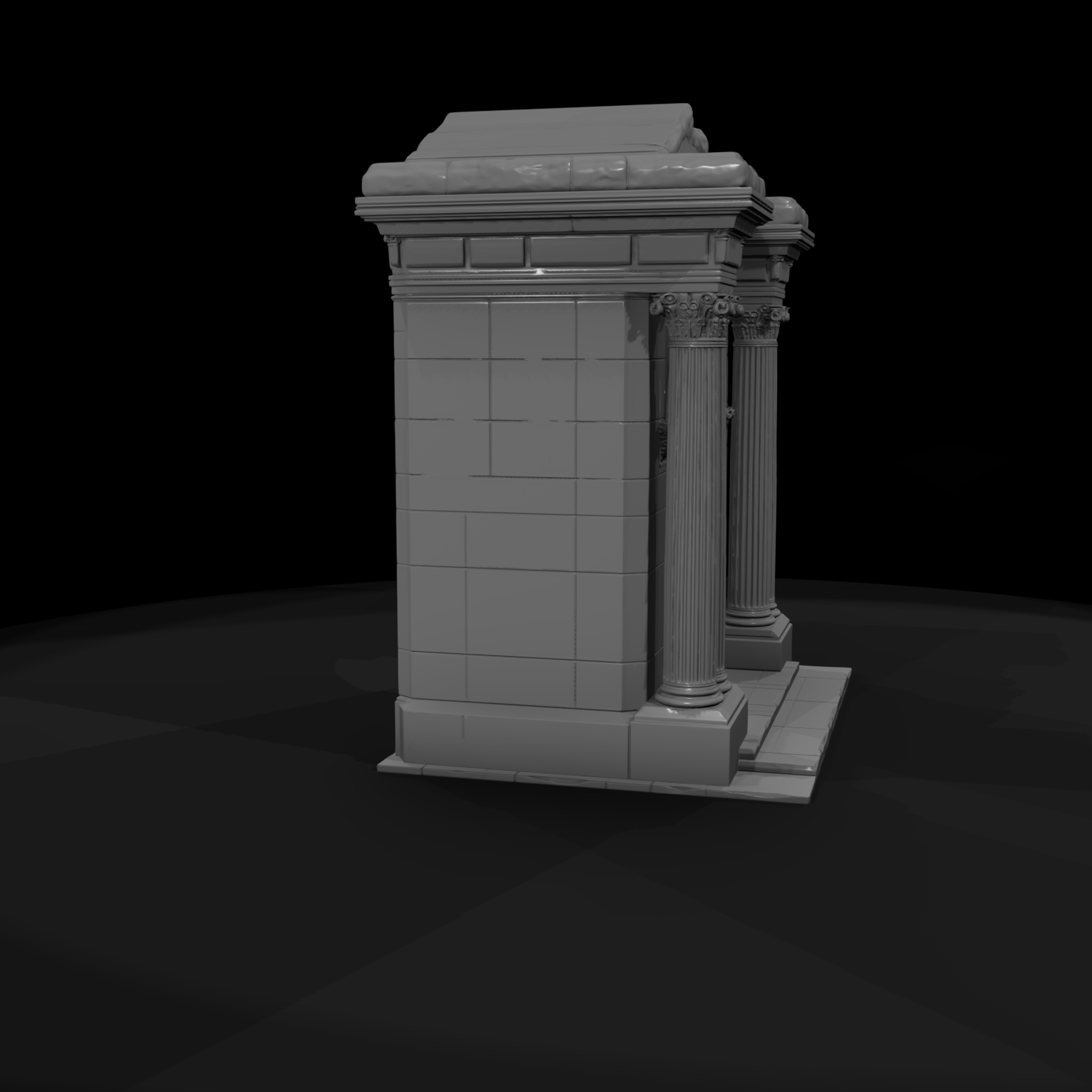 Classical Corinthian Stone Archway