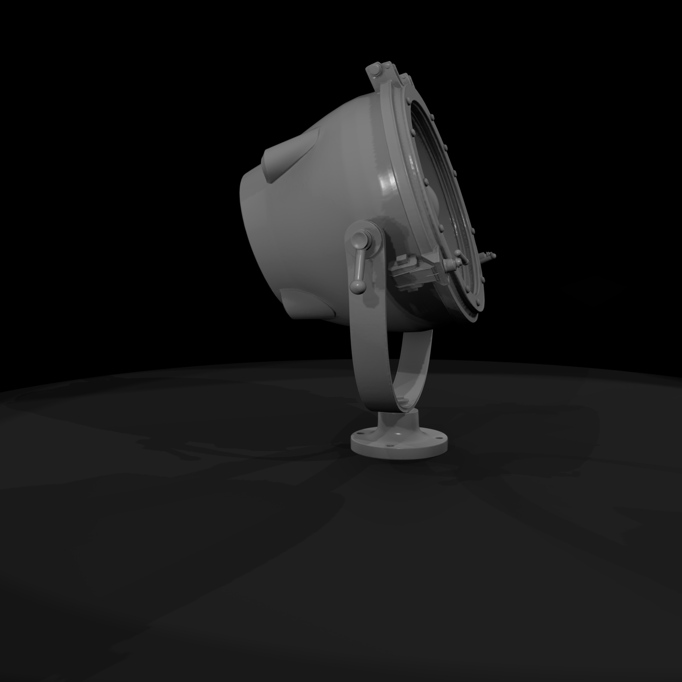 Marine Ship Searchlight — & Model Accessory