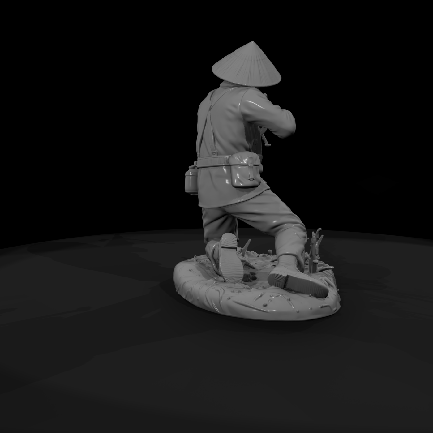 Vnh 067 Viet Cong Light Machine Gunner