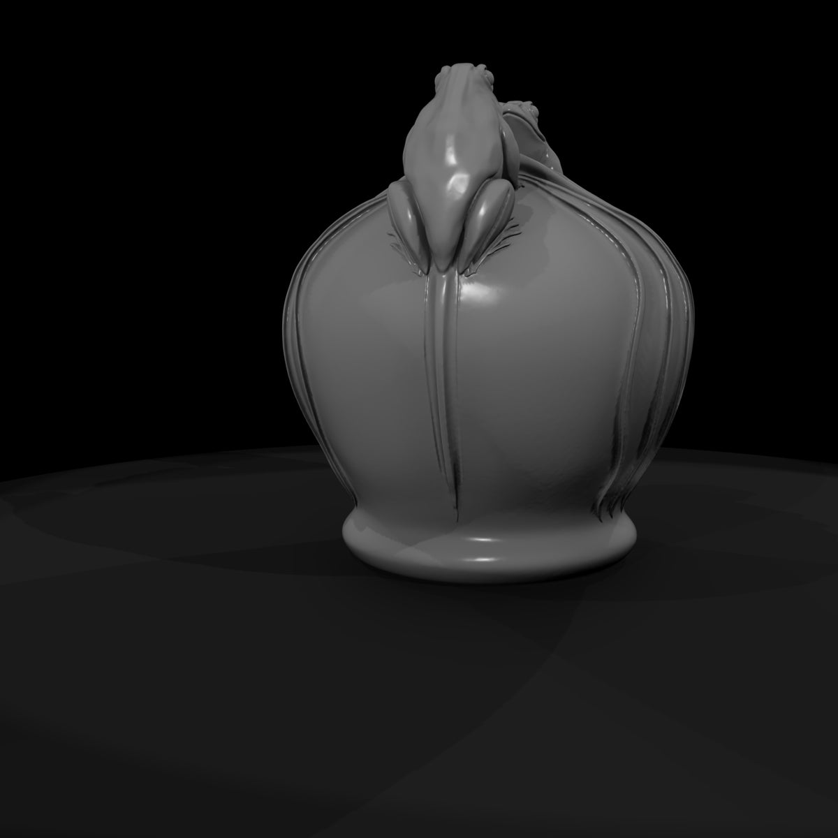 art-nouveau-frog-vase
