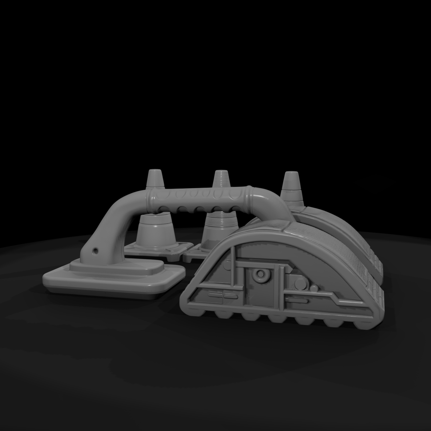 Airport Wheel Chocks and Cones Set