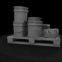 industrial-pallet-kit-with-buckets-coils-toolbox-diorama-688915 — thumbnail 8