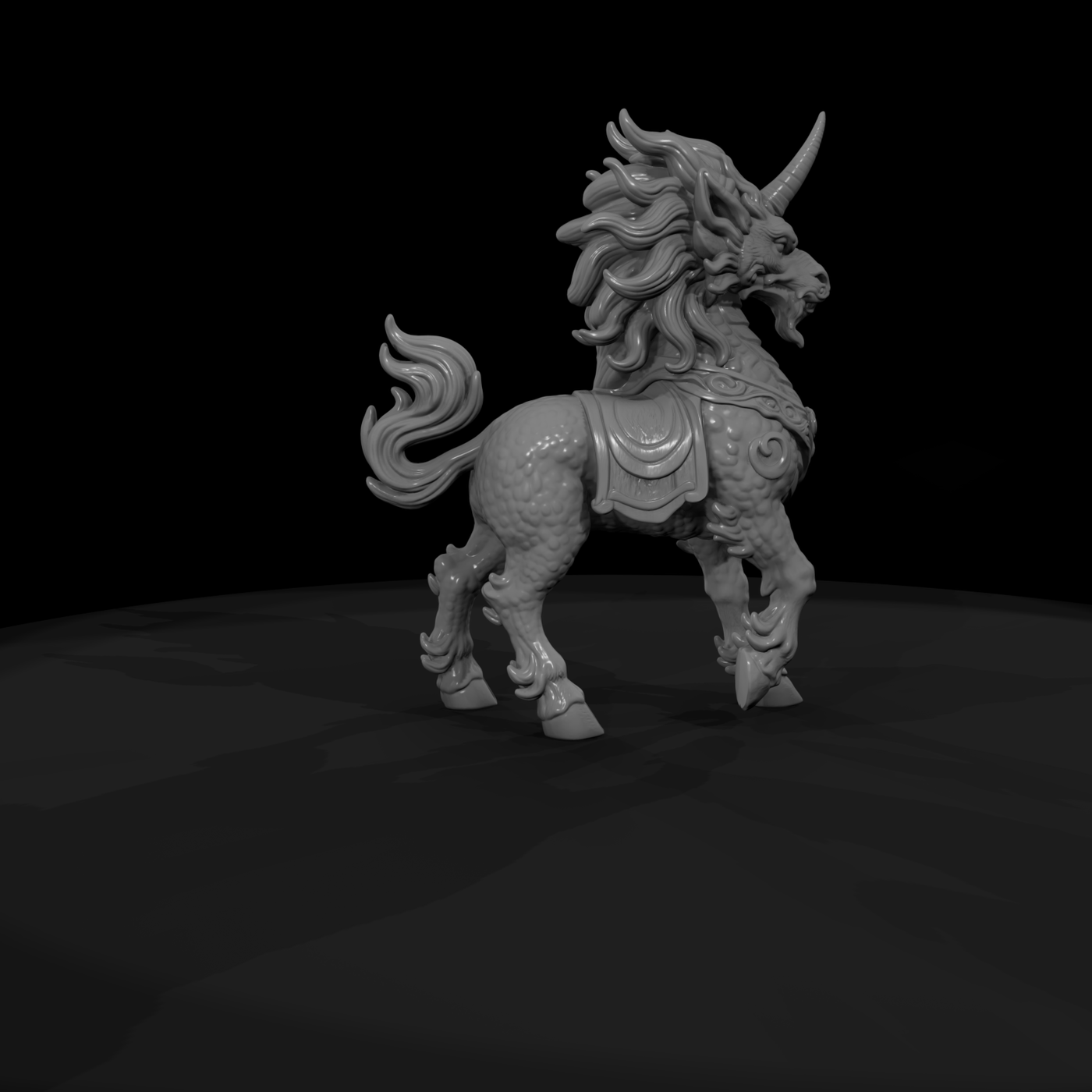 Myth 0469 Mythology Kirins Kirin Guardian Miniatur