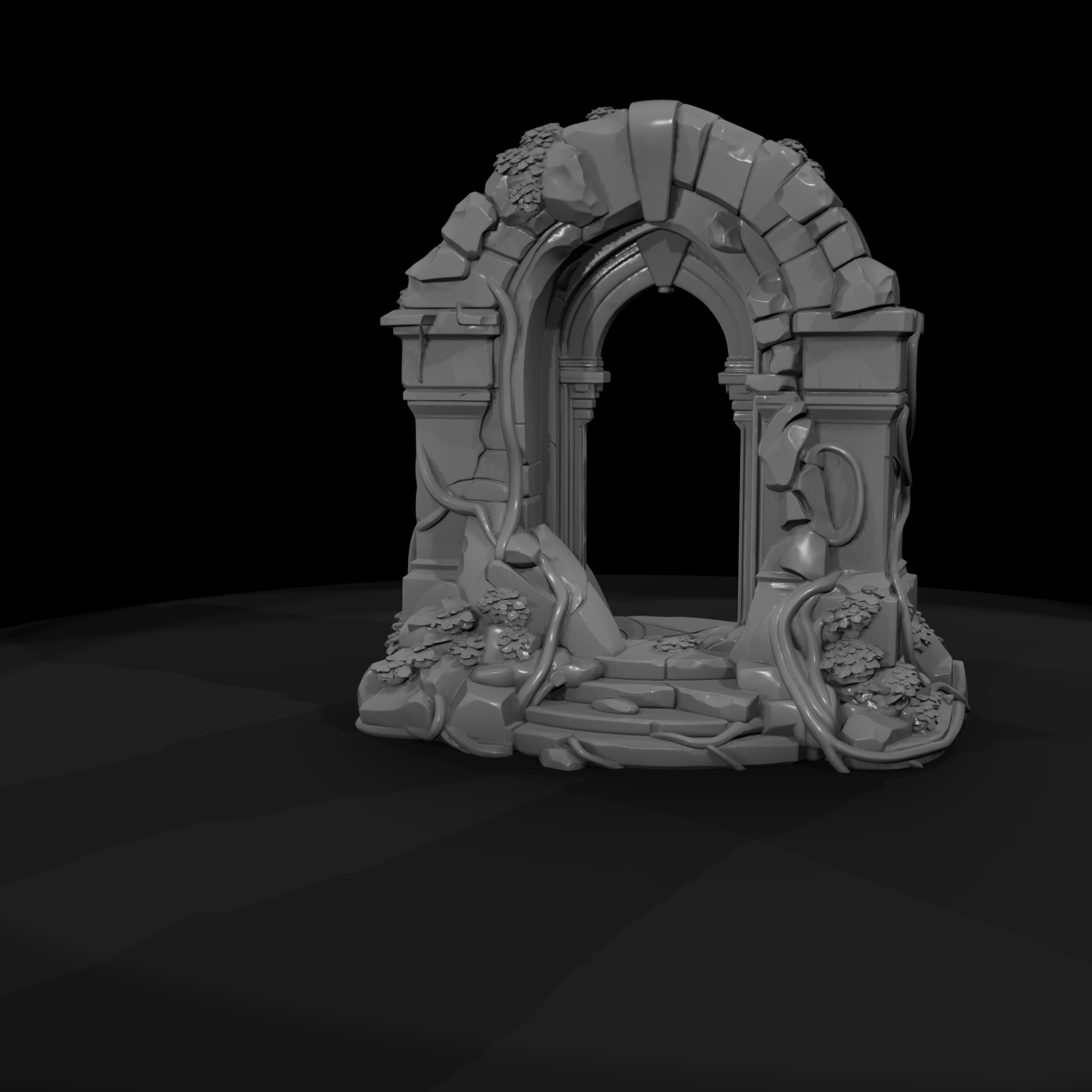 Ruined Stone Portal Archway