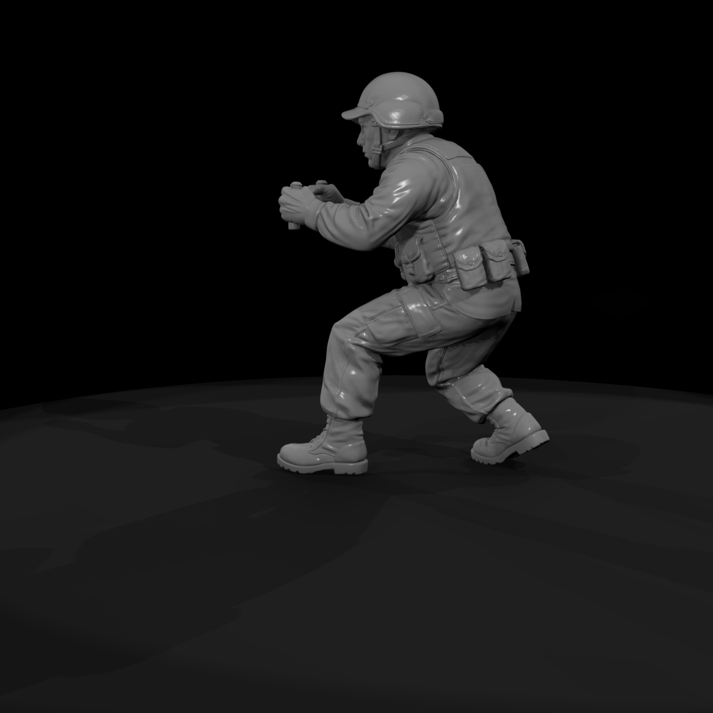 Mod Navy 046 Modern U S Navy Naval Gun Crewman Fig