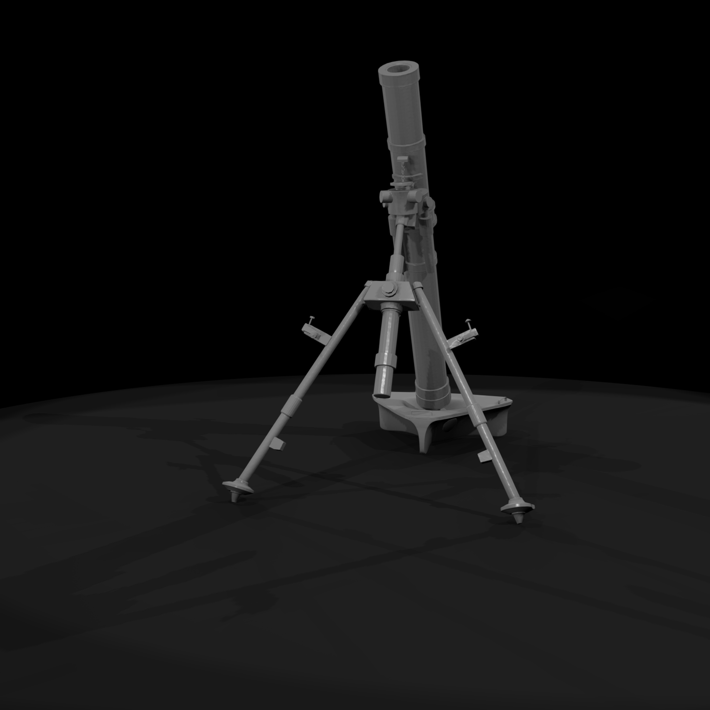 Low-Poly Infantry Mortar
