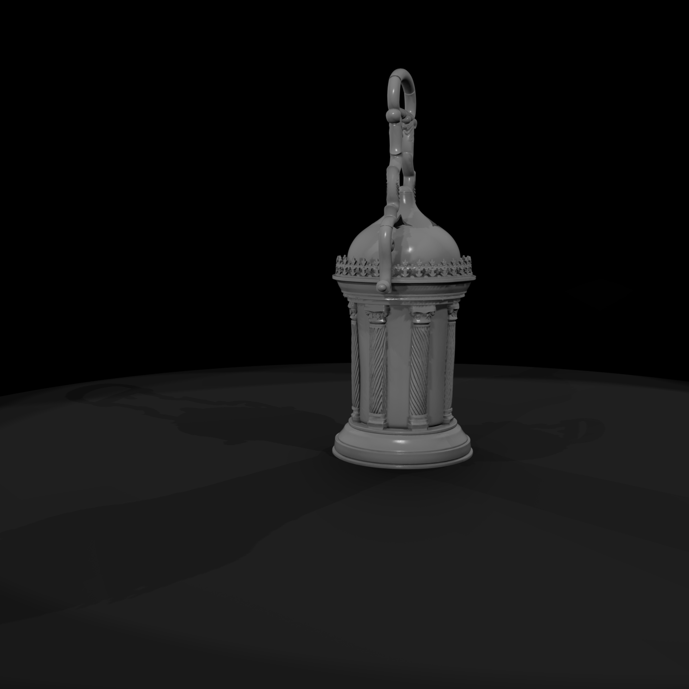 Victorian Neoclassical Hanging Lantern