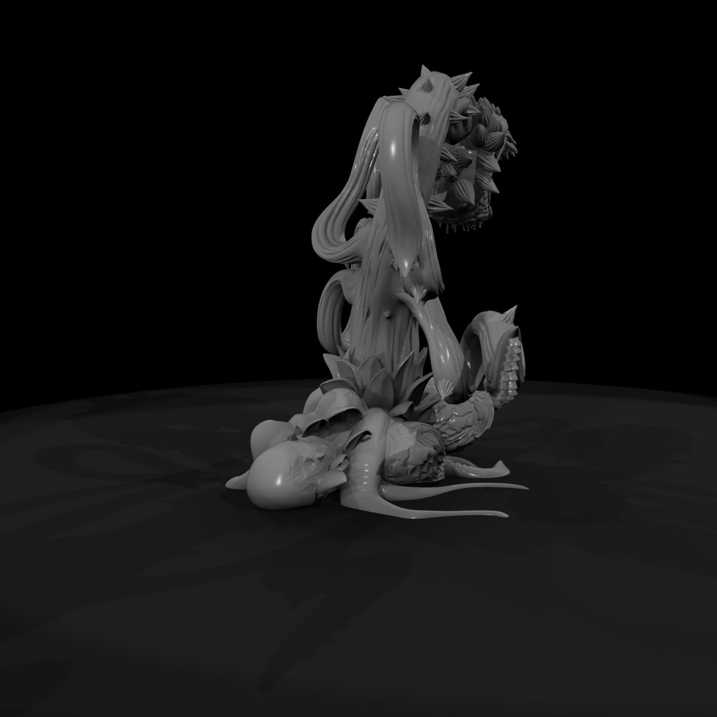 thornmaw-stylized-man-eating-thorned-plant-monster-miniature-207962