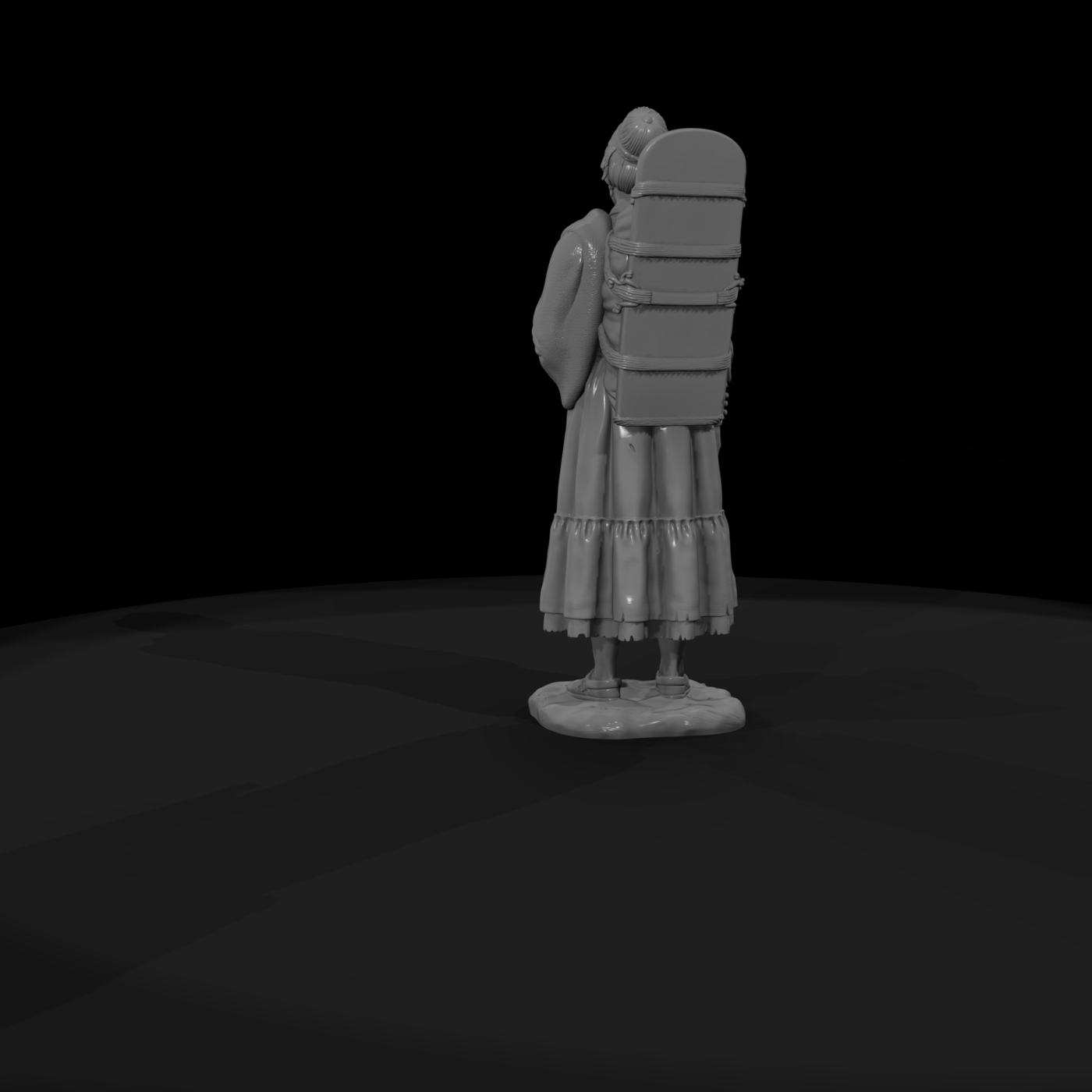 Navajo Mother with Cradleboard