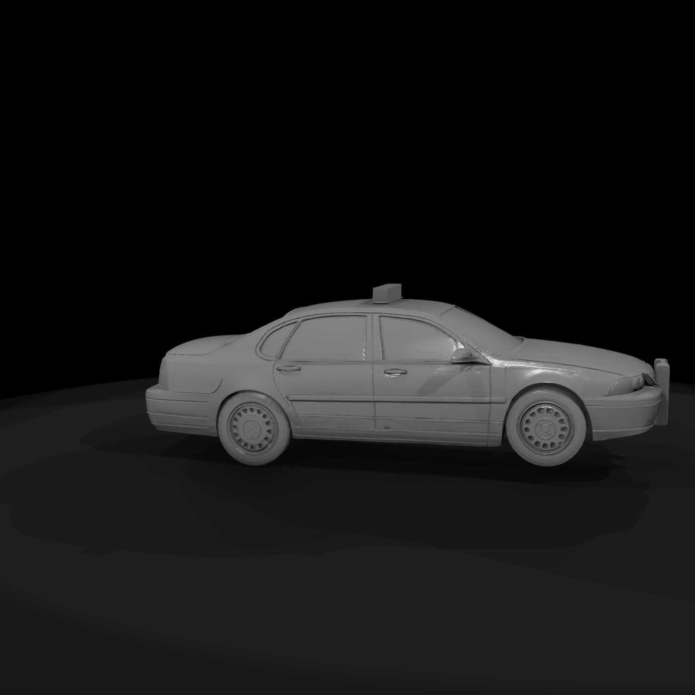Police Patrol Sedan