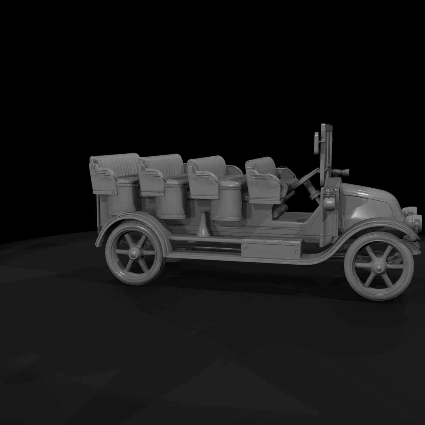 1910s Open-Topped Touring Car