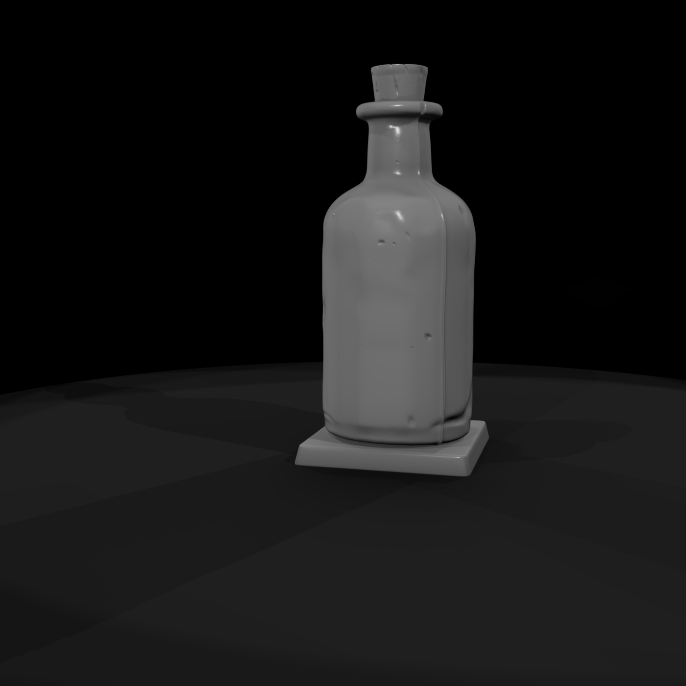 Corked Whiskey Bottle