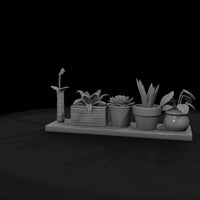 stylized-indoor-potted-plant-shelf-miniature-3d-printable-set-618782 — thumbnail 8