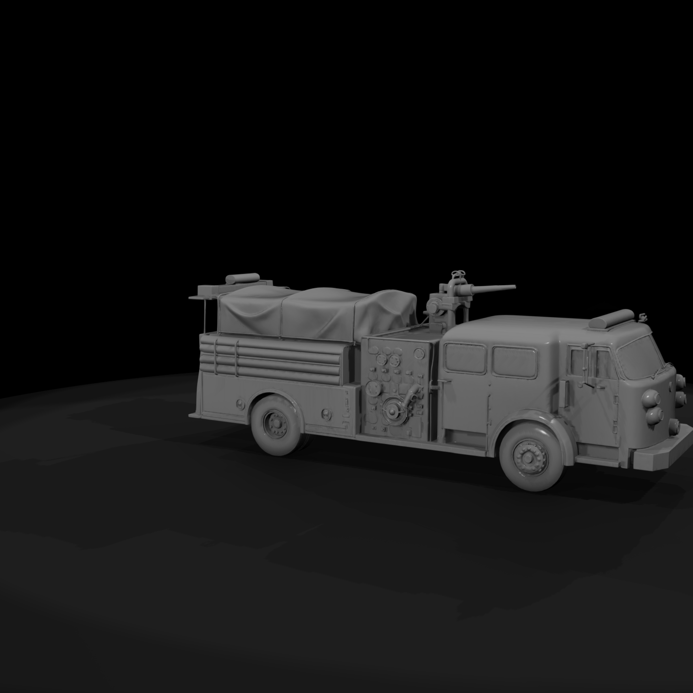 Vintage Pumper Fire Truck
