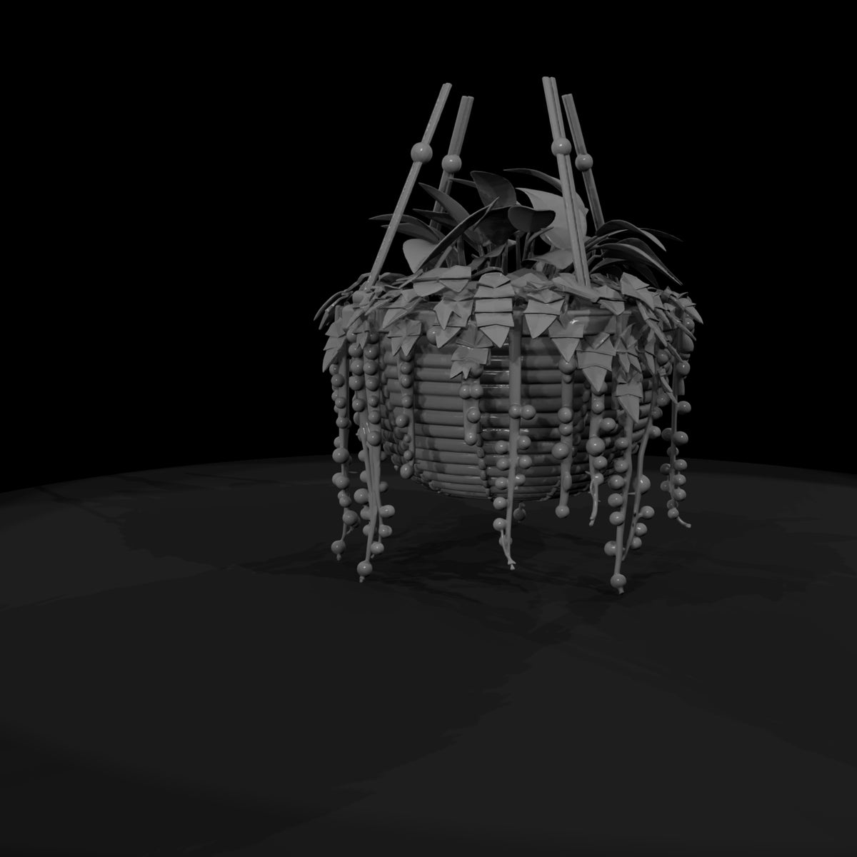 low-poly-hanging-planter-3d-printable-miniature-441027
