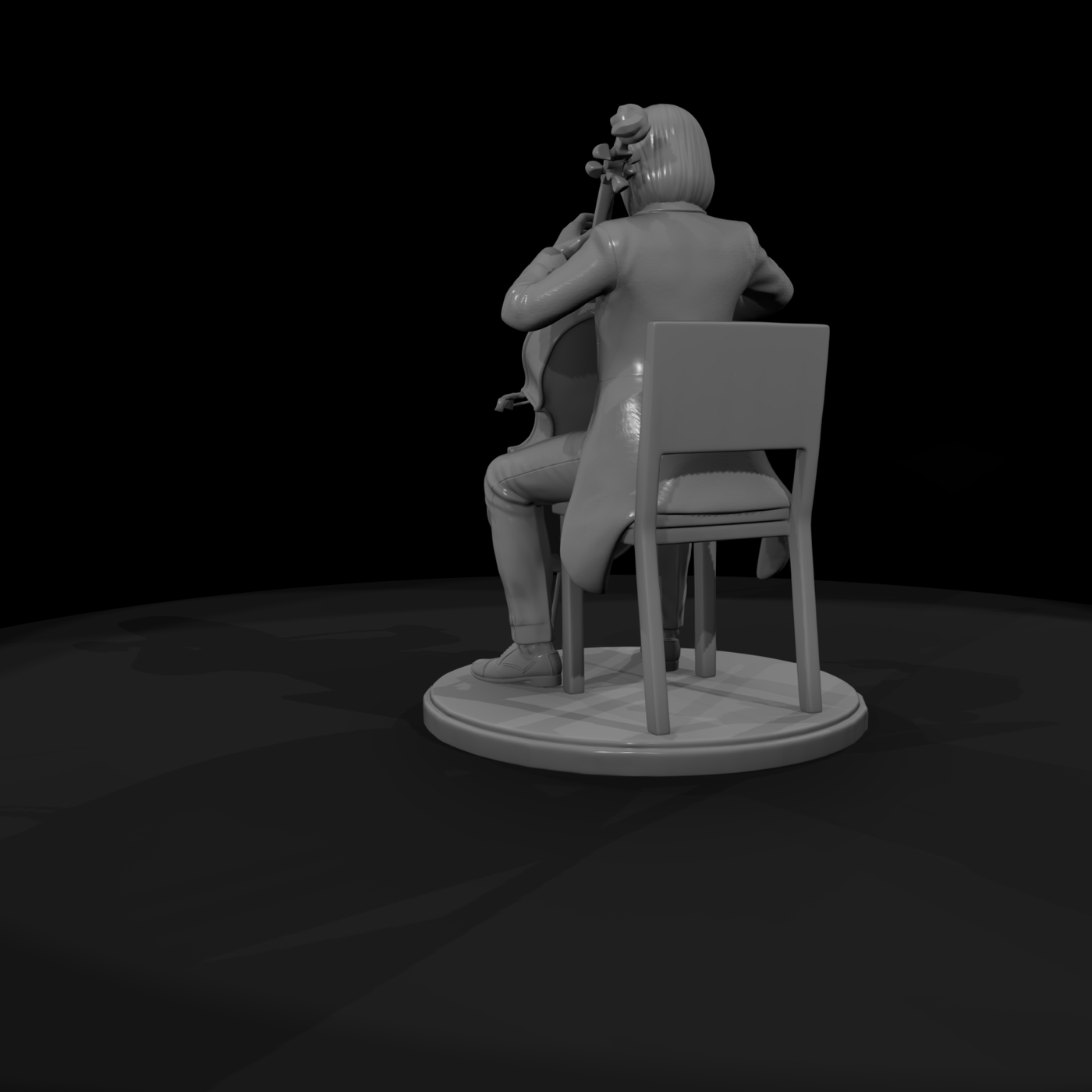 Seated Orchestra Cellist