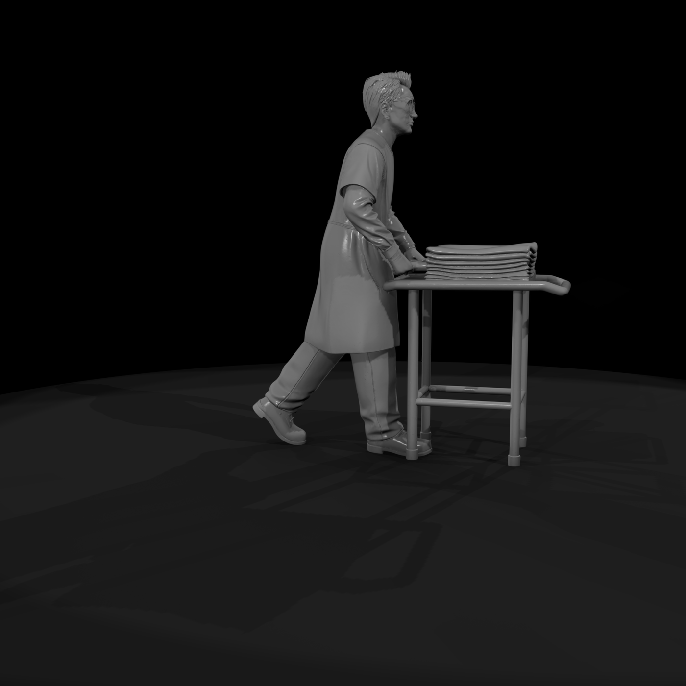 Coroner Assistant Noah — Crime Scene Figure