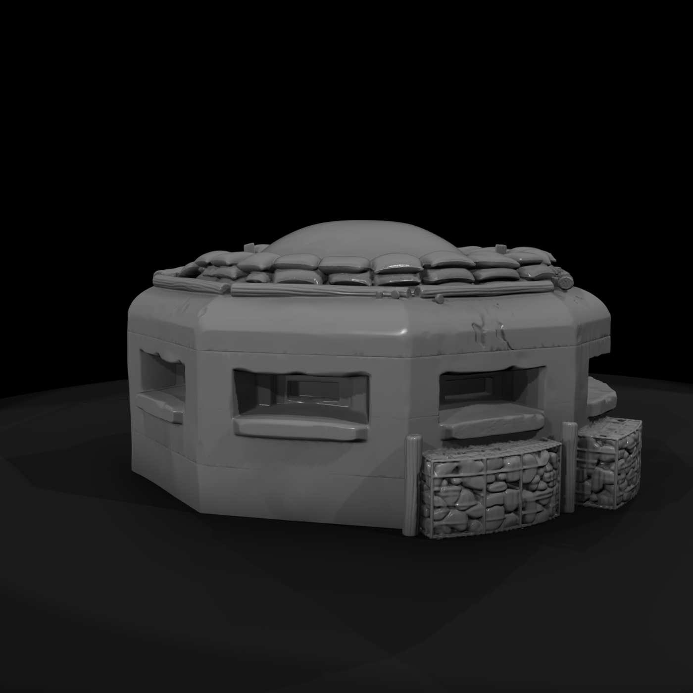 WWII Pacific Reinforced Pillbox