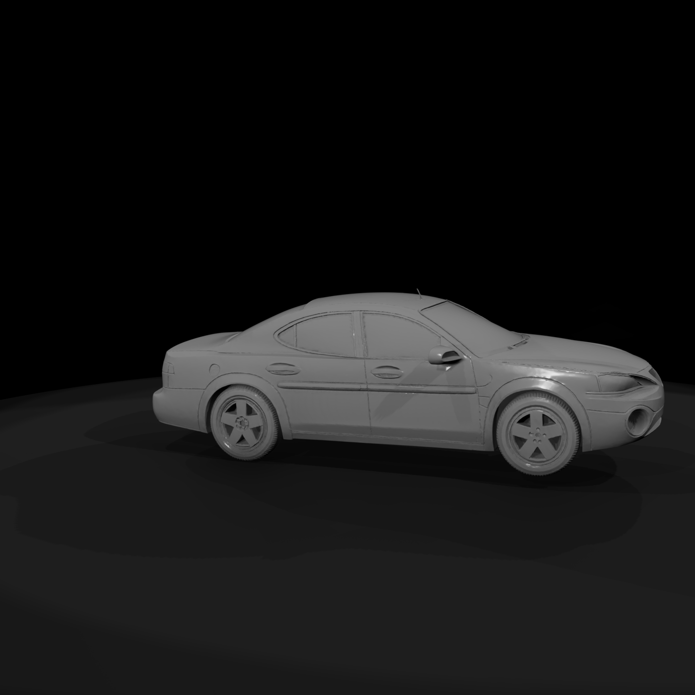 Modern Four-Door Sedan & Layouts