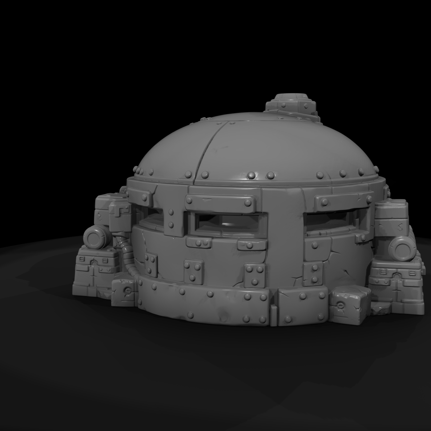 Armored Dome Pillbox Bunker