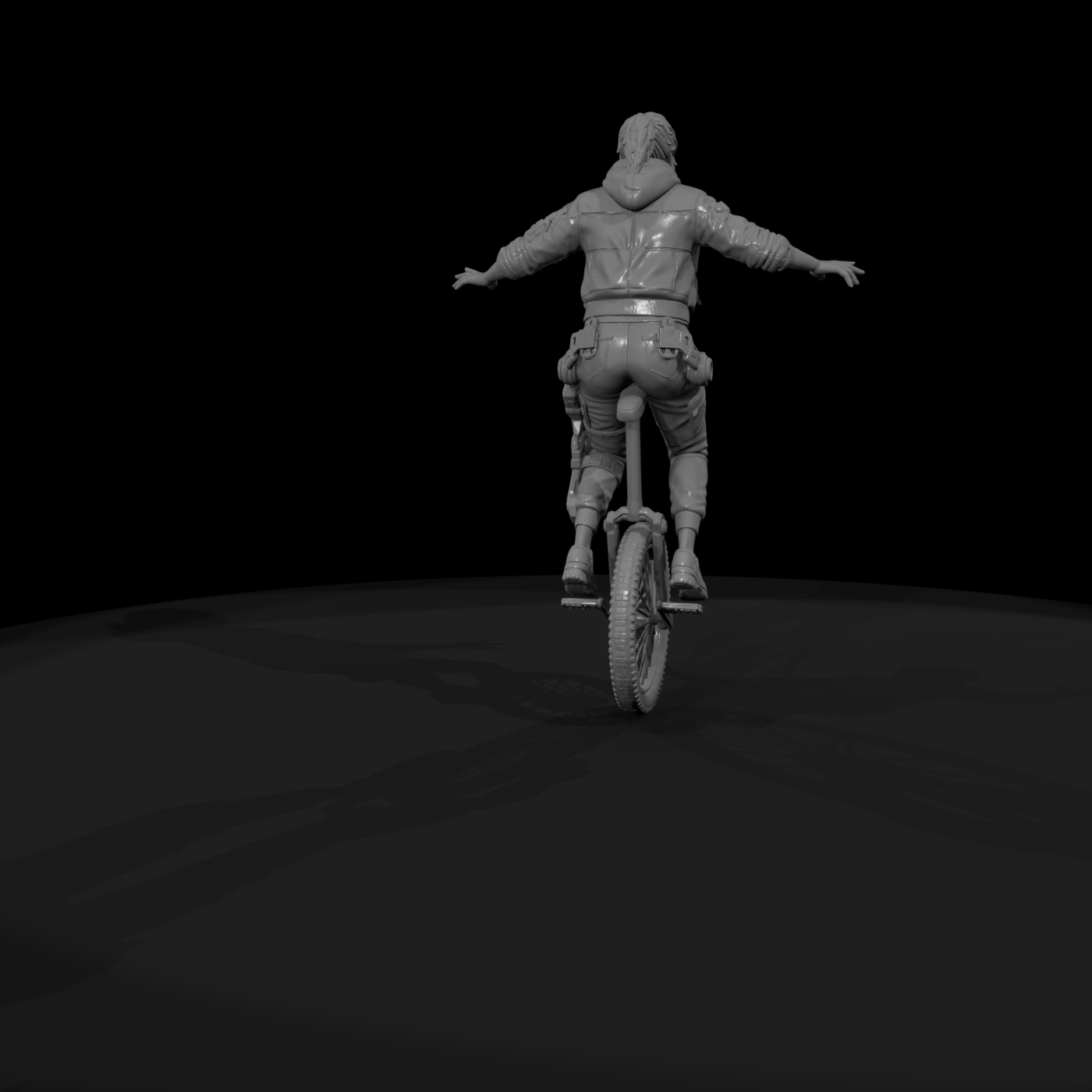 Unicycle Trick Rider