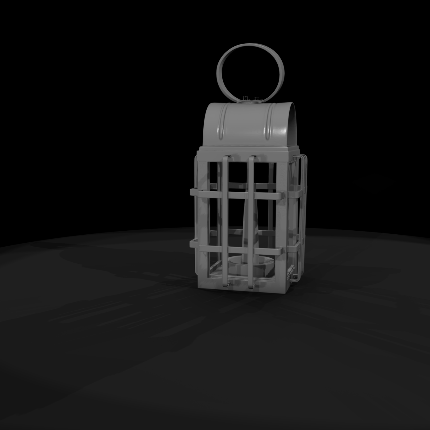 Rustic Hanging Candle Lantern — & Railway Prop