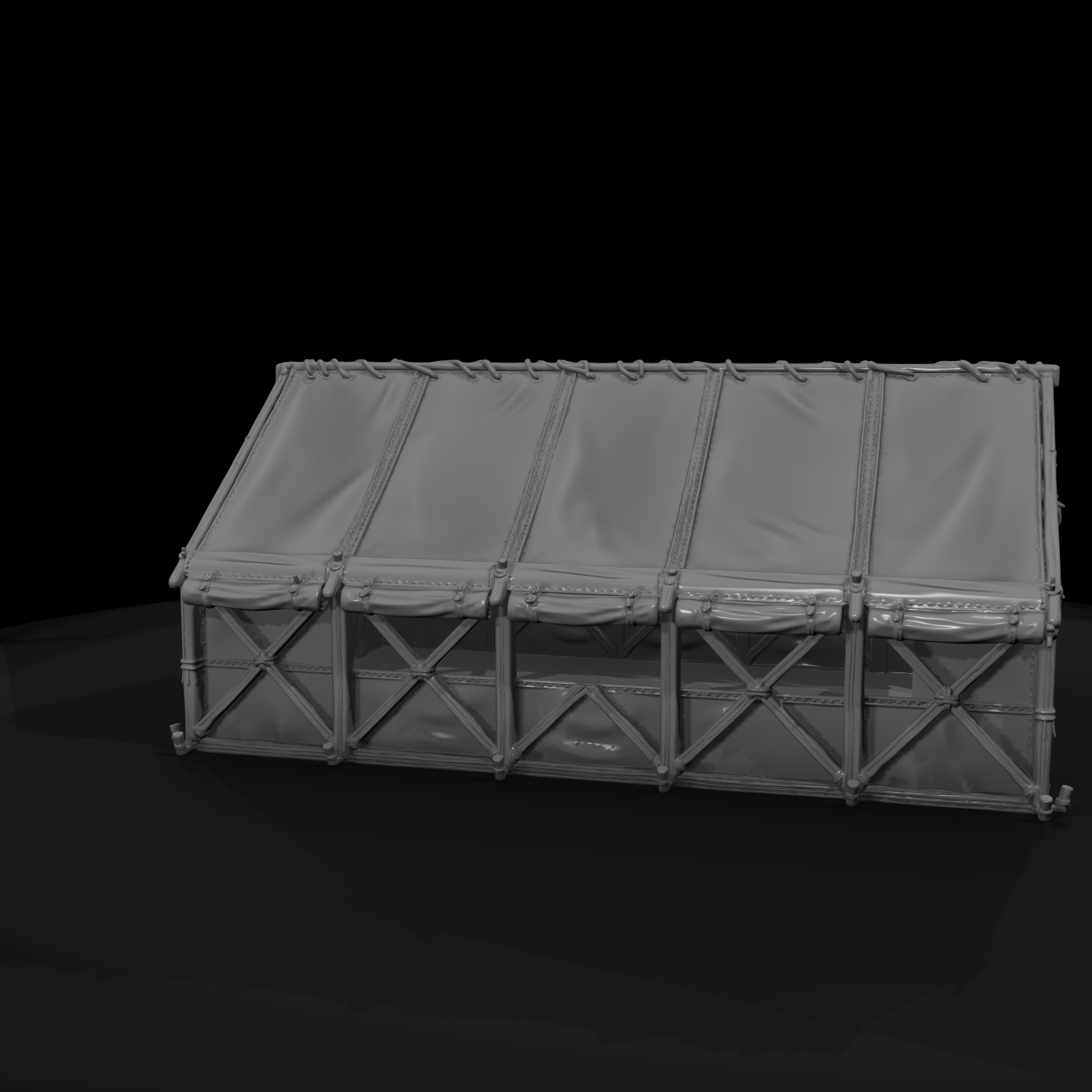 Mil 089 Ww2 Pacific Field Hospital Tent