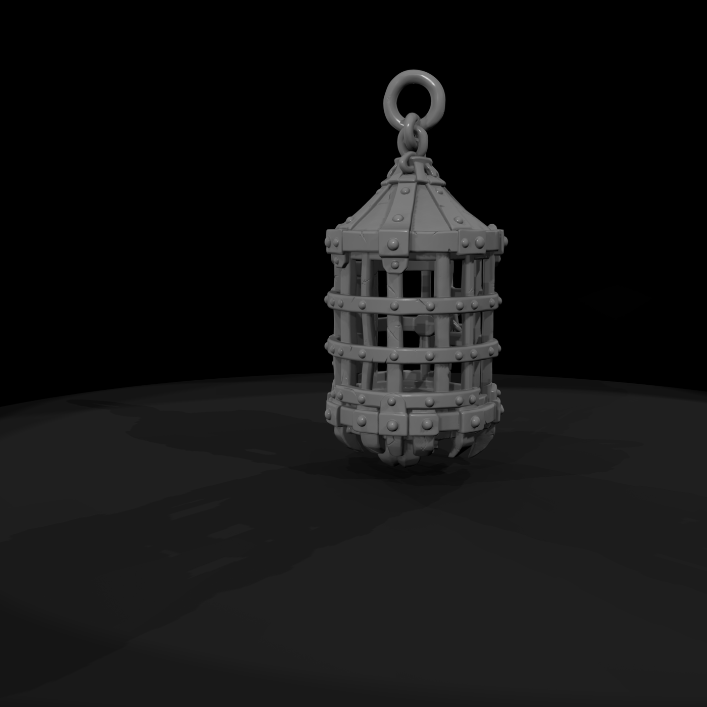 Hanging Iron Gibbet Prison Cage
