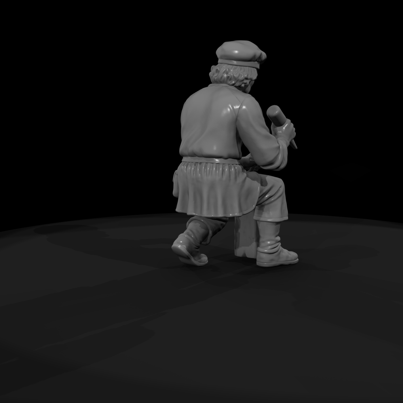Hist 0120 Historical Donatello Miniature Figure