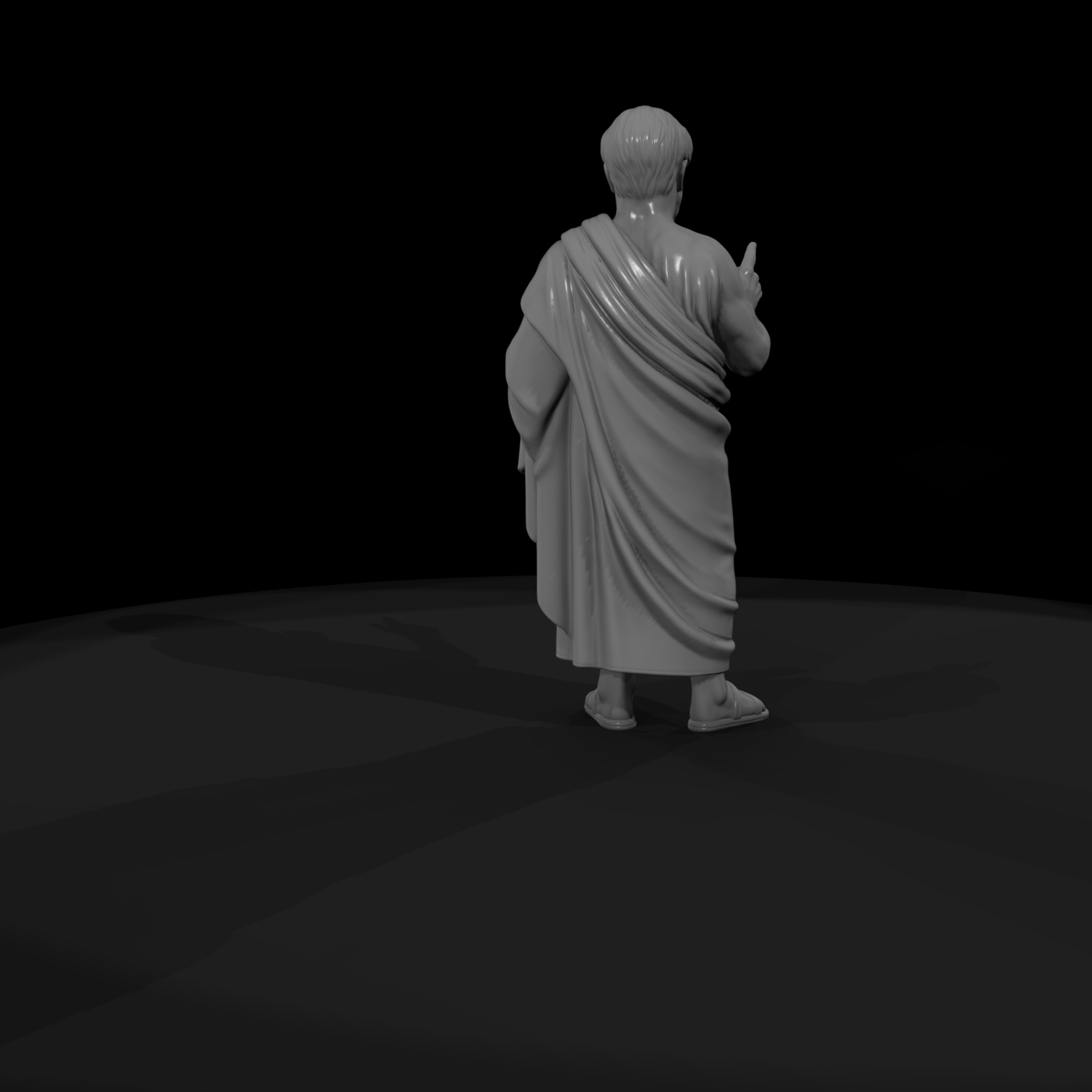 Hist 0023 Historical Aristotle Miniature Figure