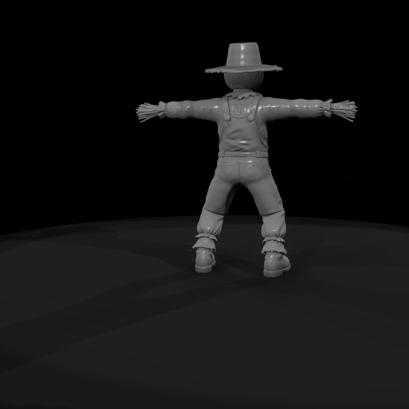 0221 Holiday Scarecrow Straw