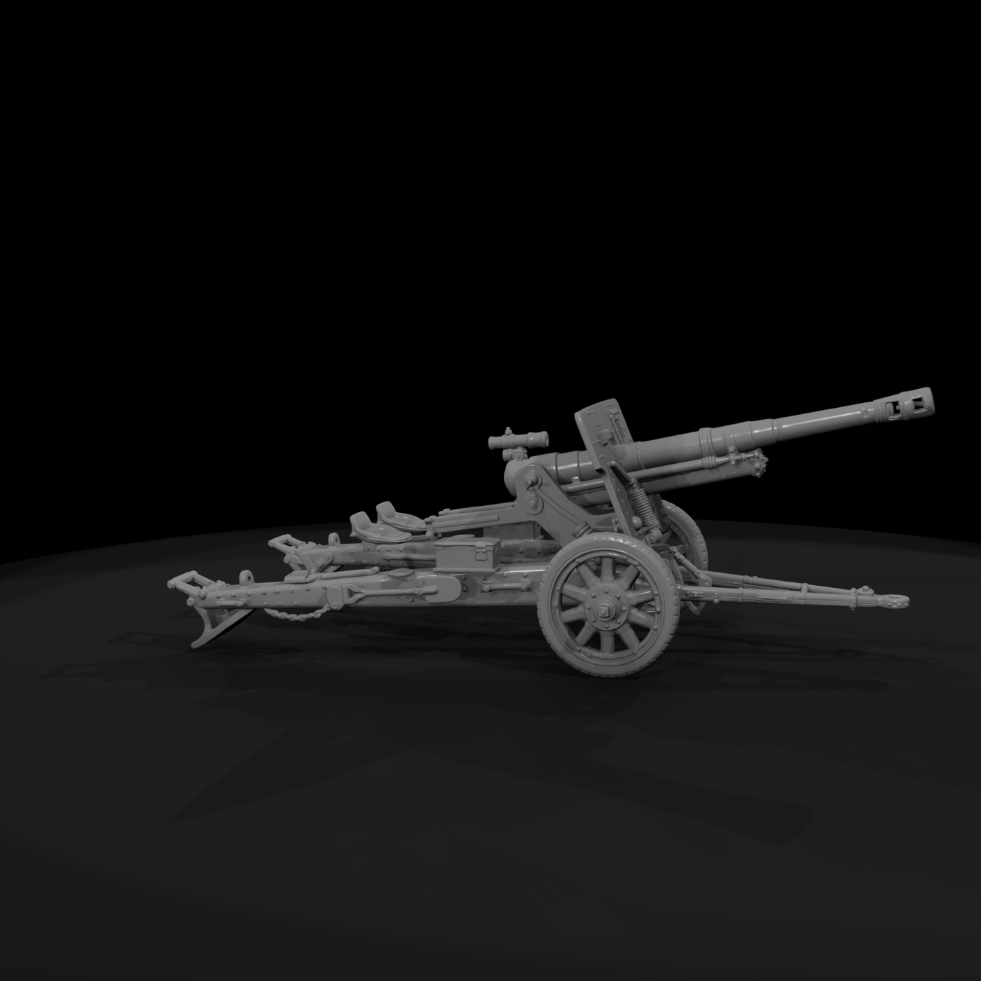 Mil 105 Ww2 Pacific 75Mm Field Gun