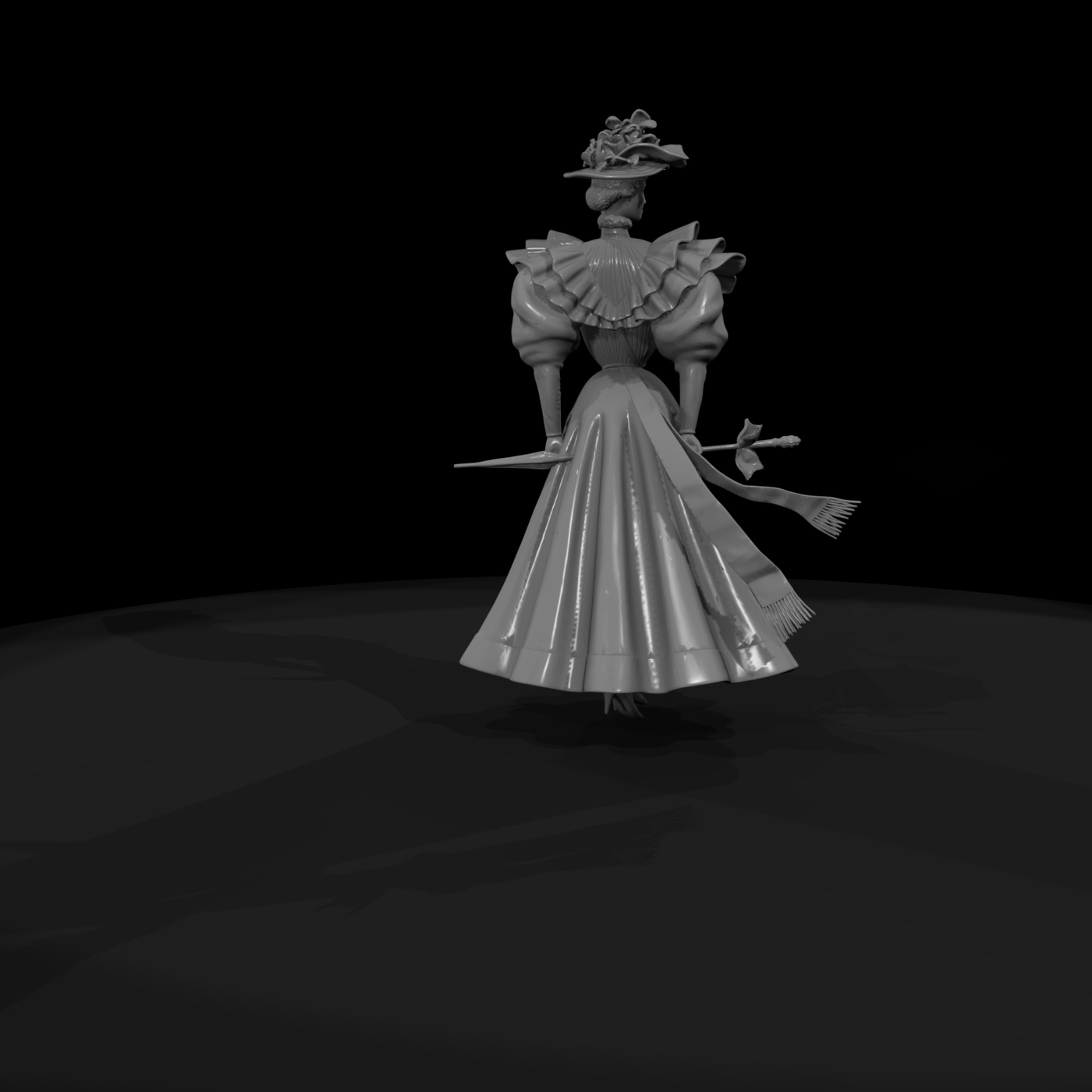 Edwardian Lady with Parasol