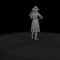 bluegrass-band-violin-3d-model — thumbnail 9