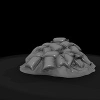 low_poly_sandbag_pile_3d_asset_thkncwax — thumbnail 7