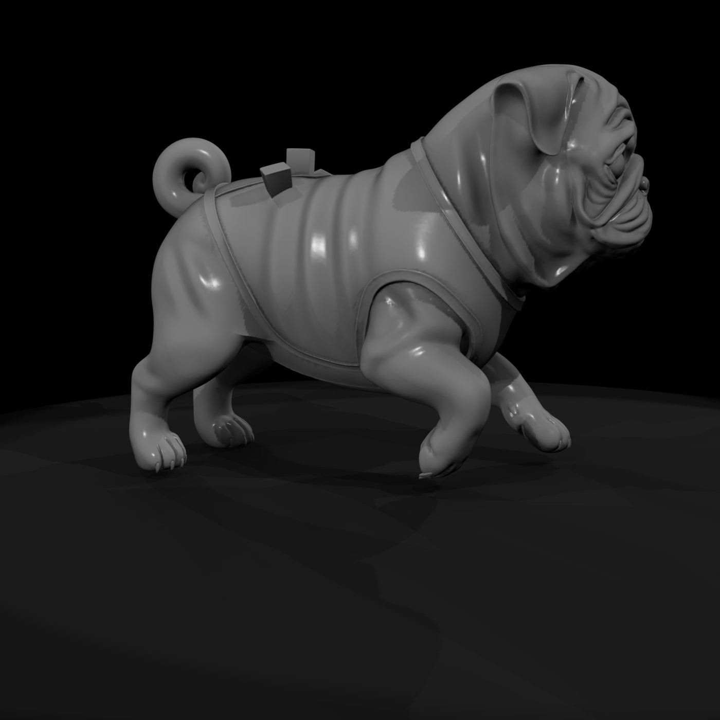 stylized-pug-dog-miniature-133328