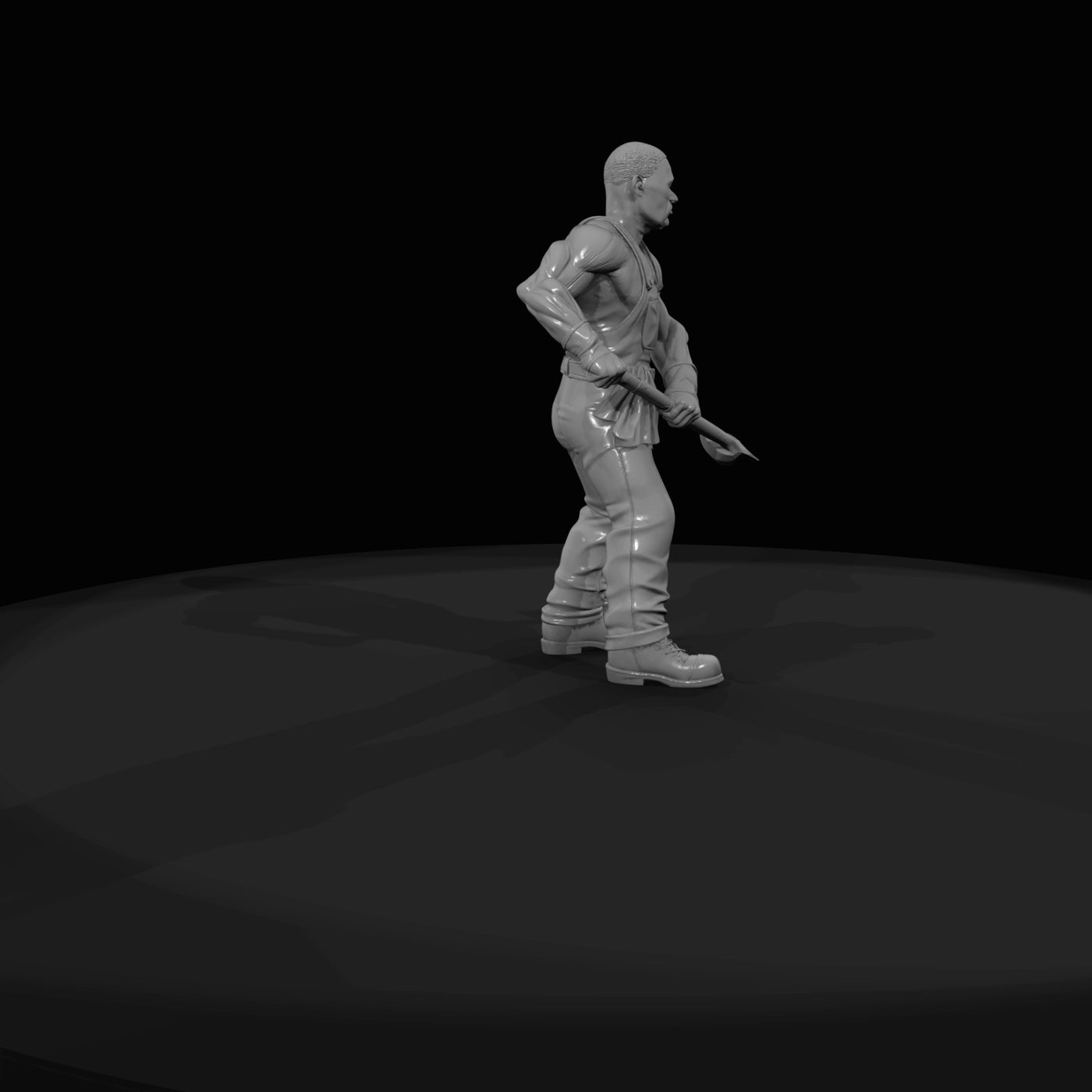 standing-male-figurine-worker-holding-an-axe