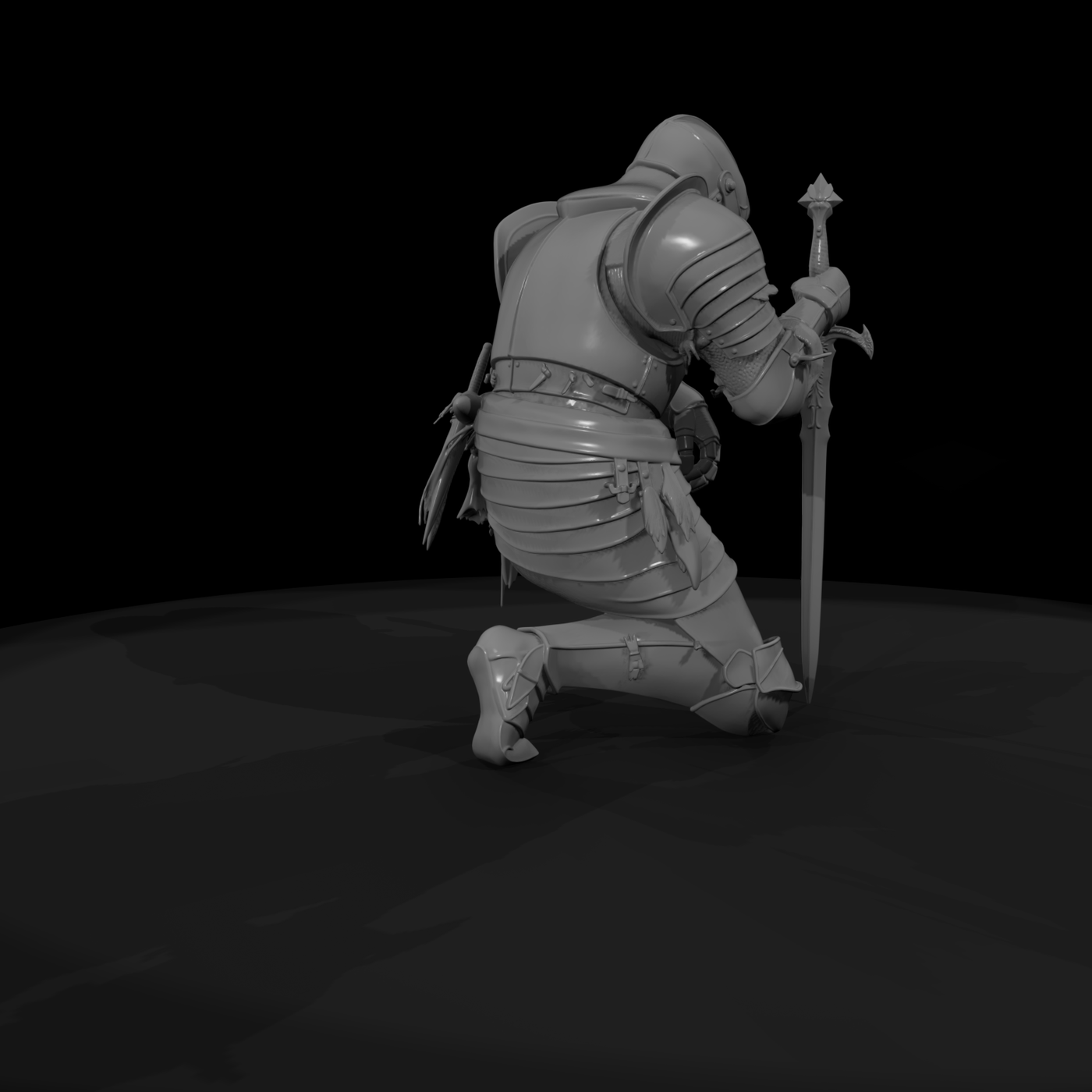 20260612 Armored Knight Kneeling Sword 9C29F26Cb2