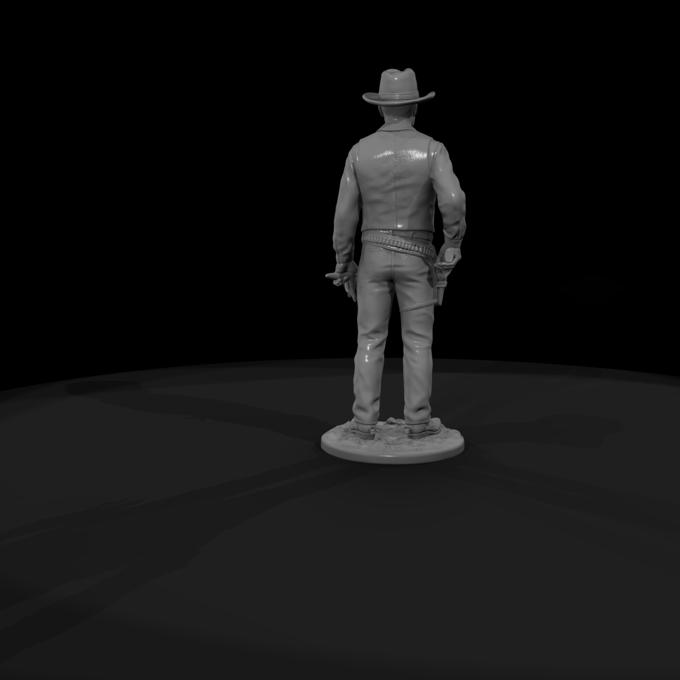 Old West Town Sheriff with Six-Guns